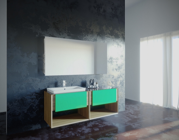 Мебель для ванной серии Green