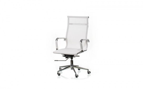  Кресло Solano mesh white (E5265) 